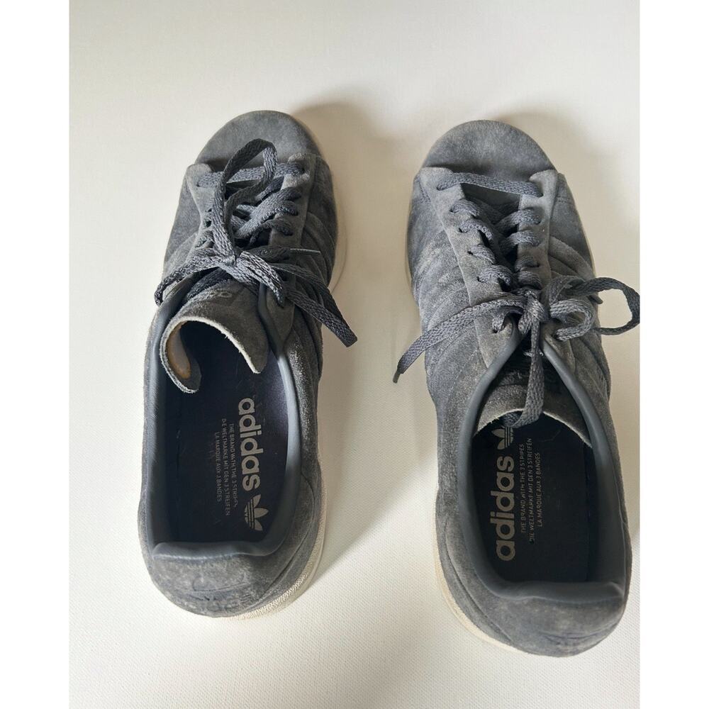 Adidas Grey Blue Suede Sneakers Size Men’s 9